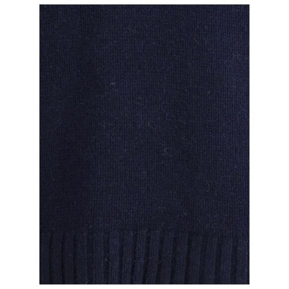 Aragona Cashmere Blue Merino Wool Men's Sweatshirt
